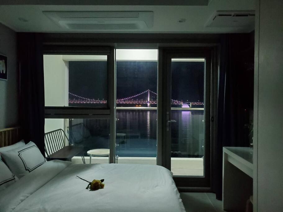 釜山広域市Gwangan-Ri Grand Terrace Ocean Viewアパートメント エクステリア 写真
