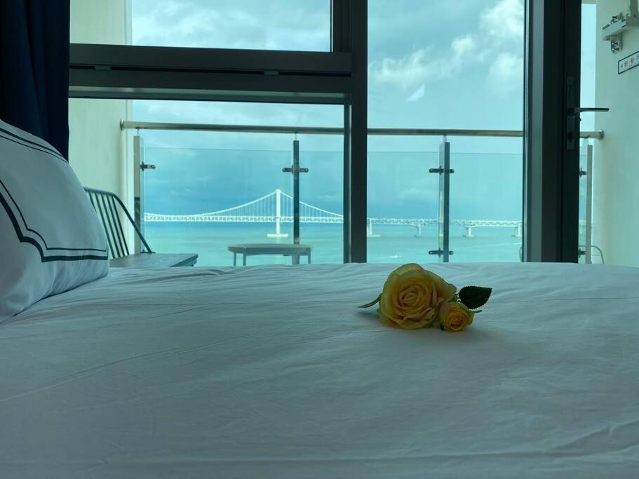 釜山広域市Gwangan-Ri Grand Terrace Ocean Viewアパートメント エクステリア 写真