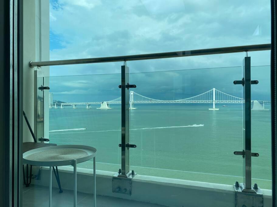 釜山広域市Gwangan-Ri Grand Terrace Ocean Viewアパートメント エクステリア 写真