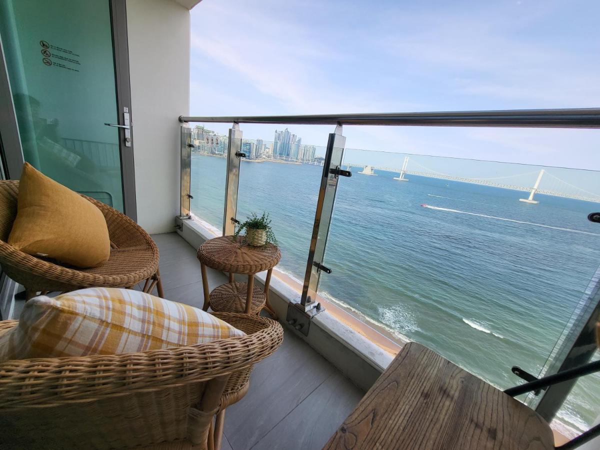 釜山広域市Gwangan-Ri Grand Terrace Ocean Viewアパートメント エクステリア 写真
