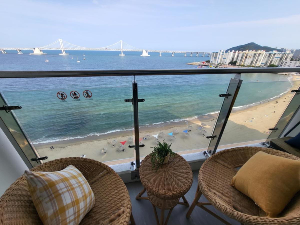 釜山広域市Gwangan-Ri Grand Terrace Ocean Viewアパートメント エクステリア 写真