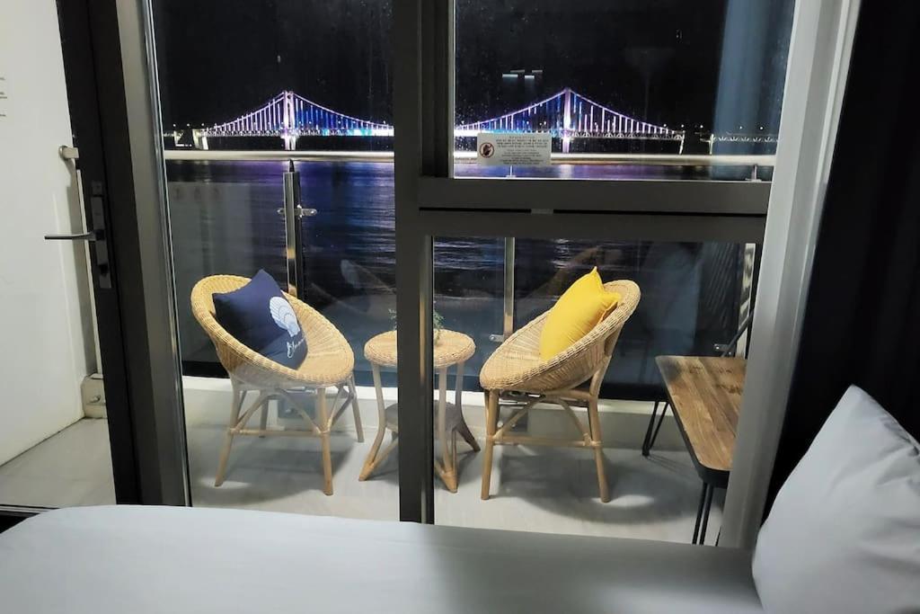 釜山広域市Gwangan-Ri Grand Terrace Ocean Viewアパートメント エクステリア 写真