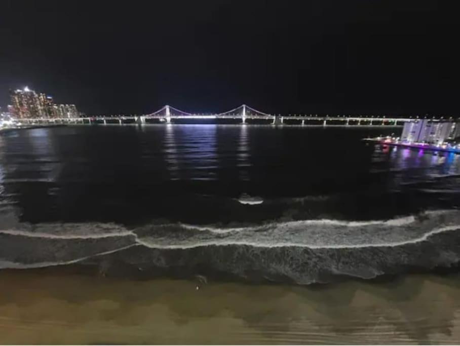 釜山広域市Gwangan-Ri Grand Terrace Ocean Viewアパートメント エクステリア 写真