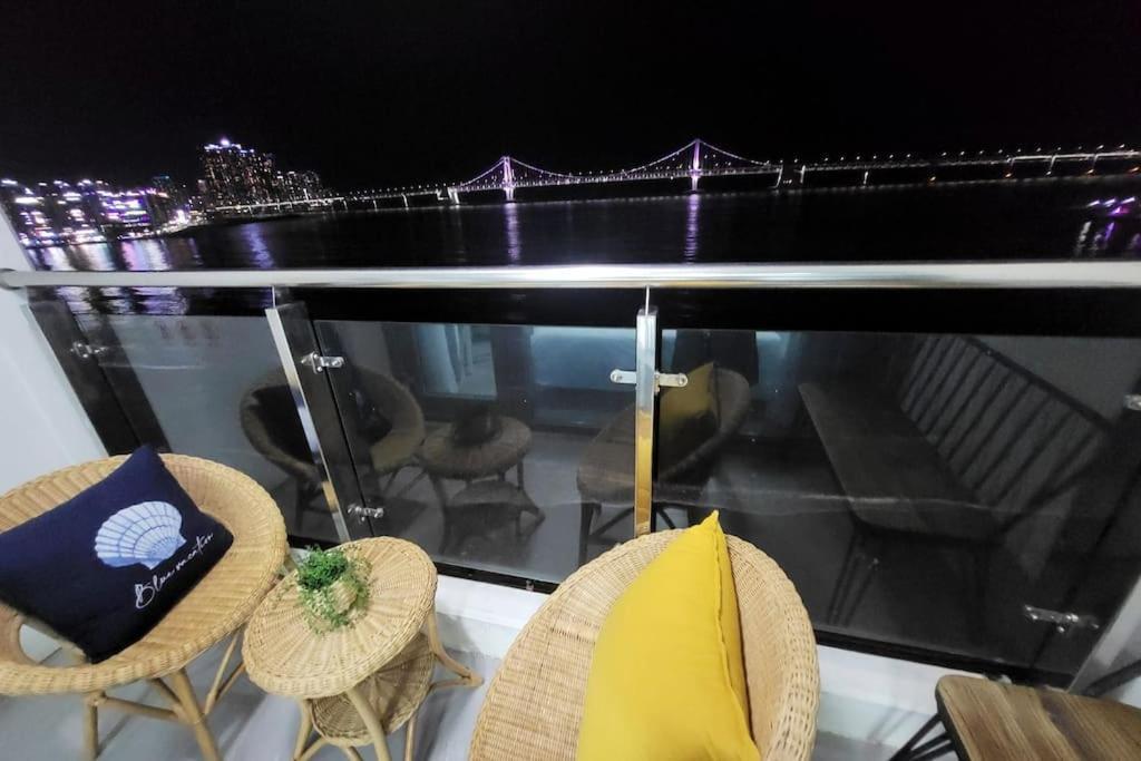 釜山広域市Gwangan-Ri Grand Terrace Ocean Viewアパートメント エクステリア 写真