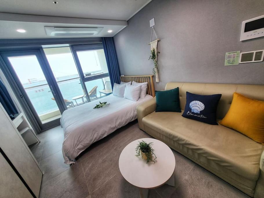 釜山広域市Gwangan-Ri Grand Terrace Ocean Viewアパートメント エクステリア 写真