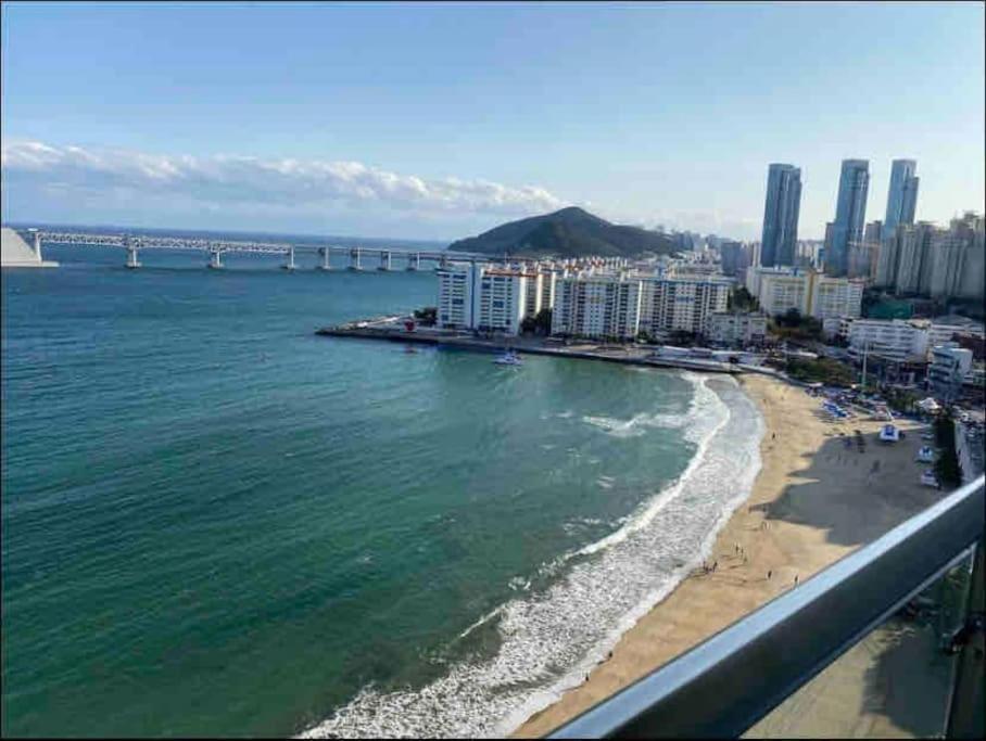釜山広域市Gwangan-Ri Grand Terrace Ocean Viewアパートメント エクステリア 写真